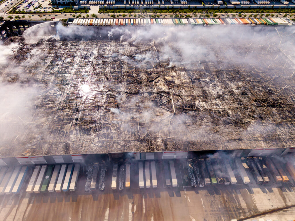 Toilet Paper Warehouse Fire Investigators Review Viral Video