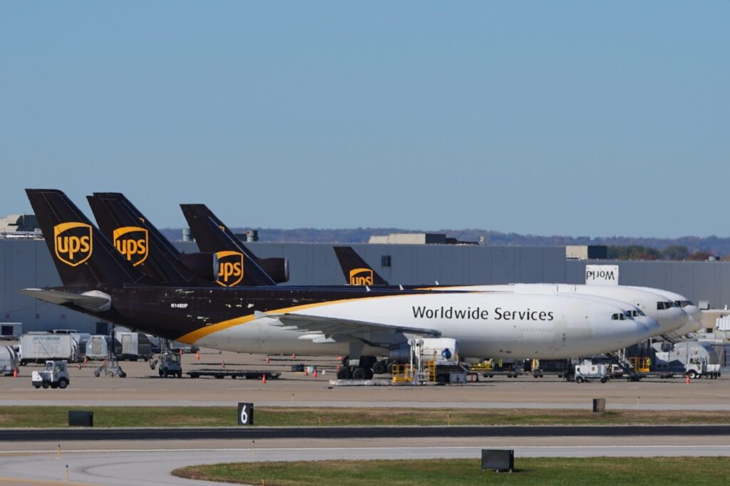 UPS Plane Aborts Landing in Louisville After Small Plane Crosses Runway