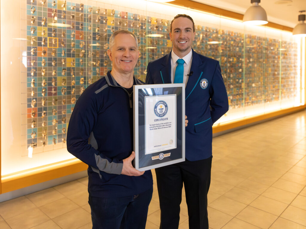 FM Earns Guinness World Records Title for ‘Largest Display of Fire Sprinklers’